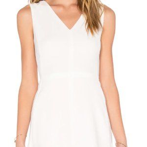 Vince vneck Mini White Dress